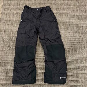 Columbia OmniTech Bugaboo  Kids Black Snow Pants